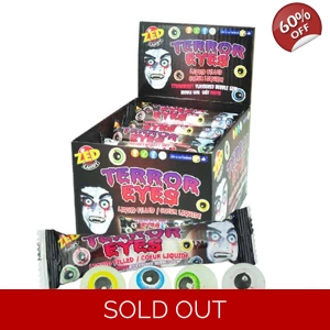 Zed Candy Terror Eyes Bubble Gum - 24g Pack